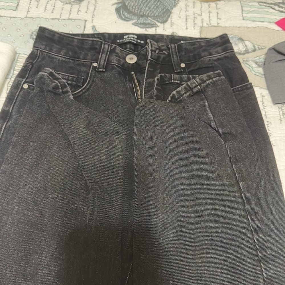 Cotton On size 2 black mom jeans